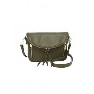 NEW JEN & CO. women's aubree crossbody bag in olive